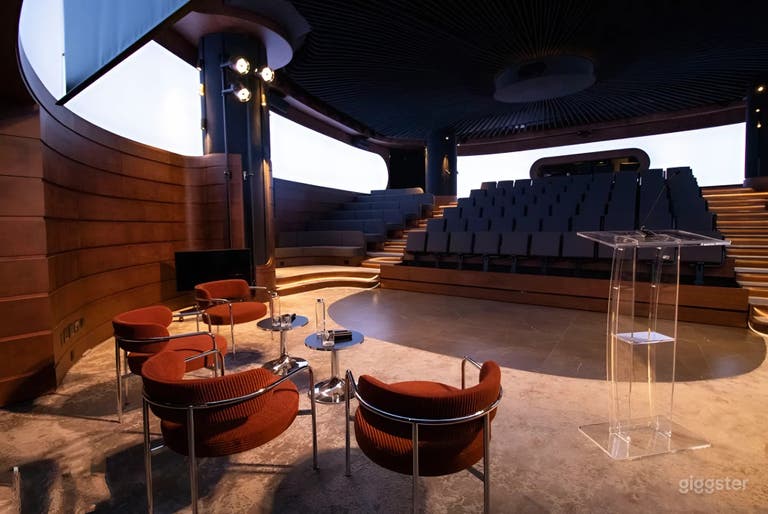  Retro-Futuristic Auditorium & Foyer in Paris 