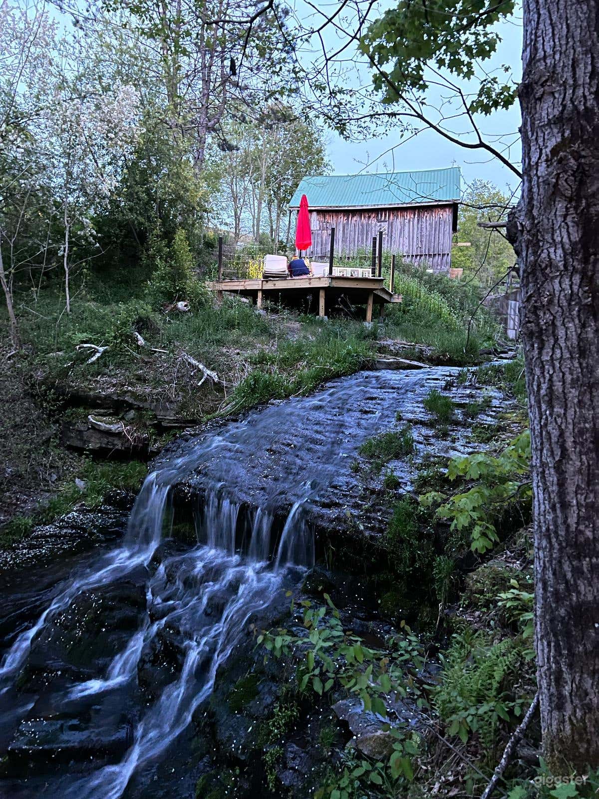 Scenic vista on property for backdrop photos of people attending your outdoor event