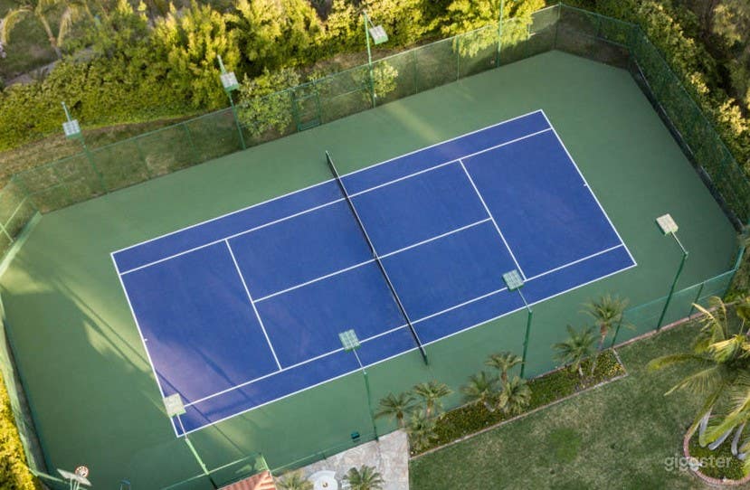Distinctive Tennis Court Photo 1