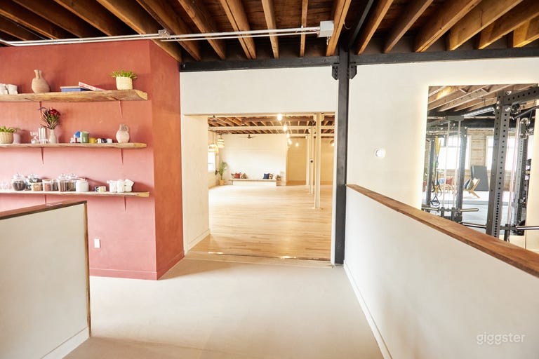  Hallway between gym and kitchen, which leads you into the ballroom 