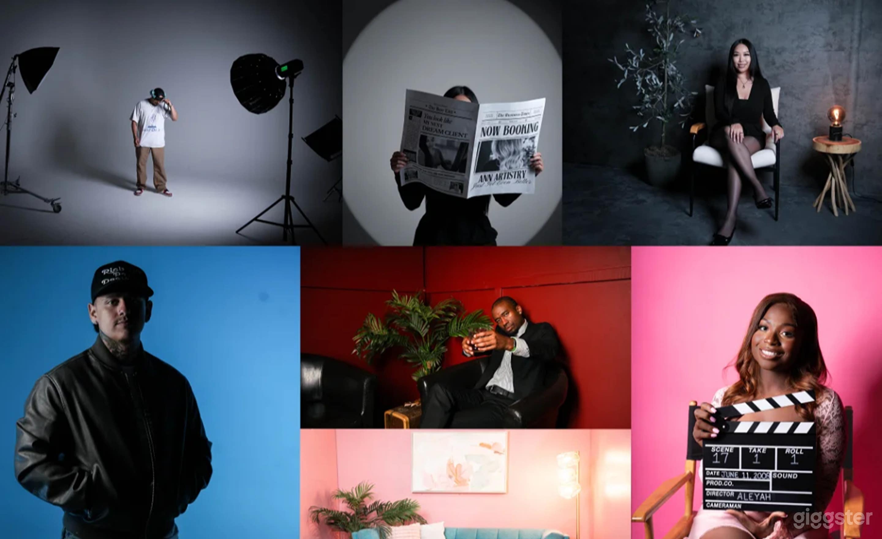 Multi Set Content Studio With Lighting Equipment Photo 1