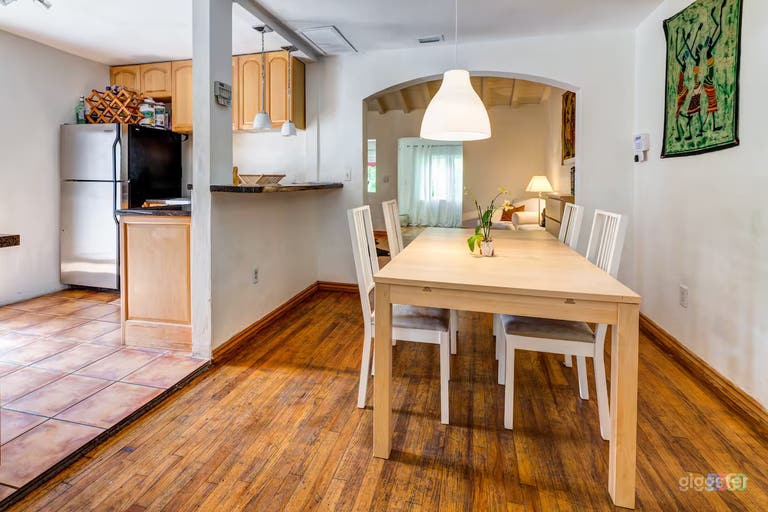  1920s Spanish Style Home in Tropical Foliage 