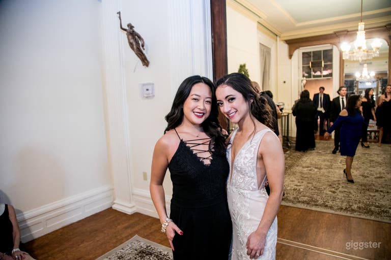  Both Parlors - pocket door connects 