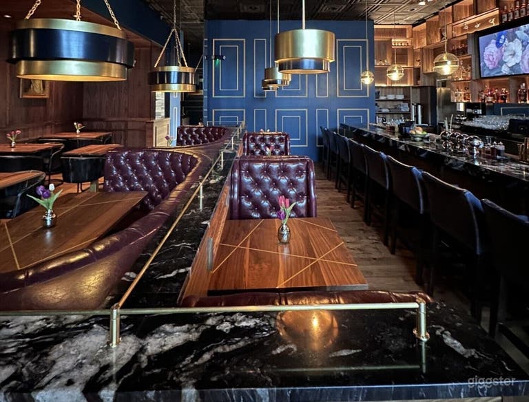  Comedor privado/sala de reuniones con bar completo 