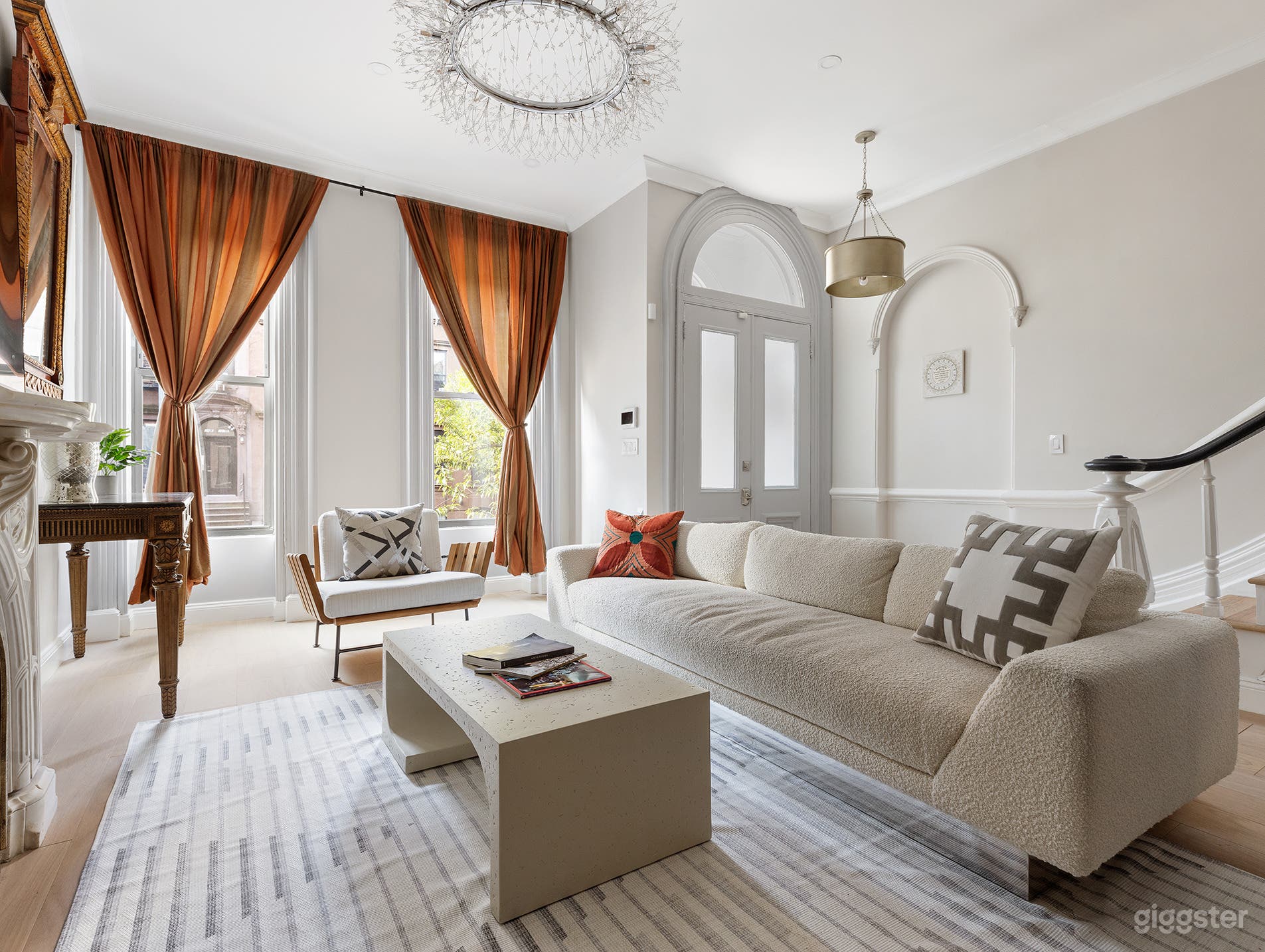 Living room from dining