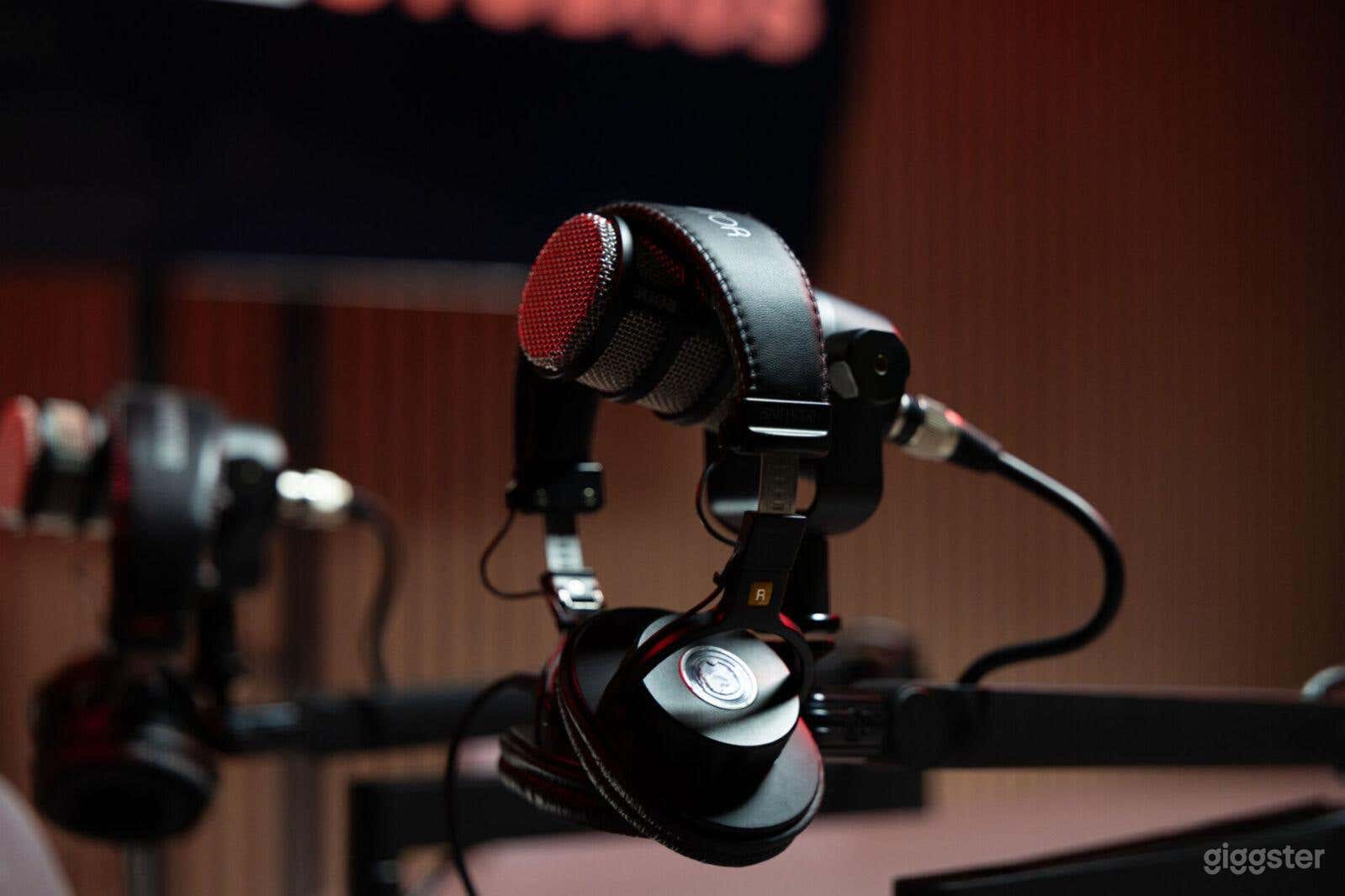 8-Person Podcast Studio | Lighting & Equipment Included Photo 2
