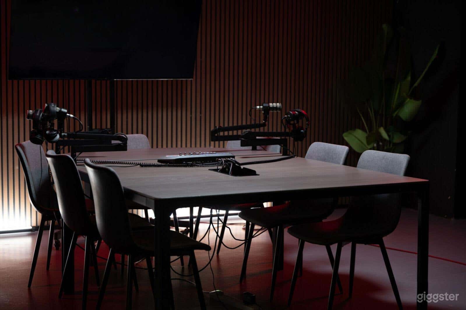 8-Person Podcast Studio | Lighting & Equipment Included Photo 4