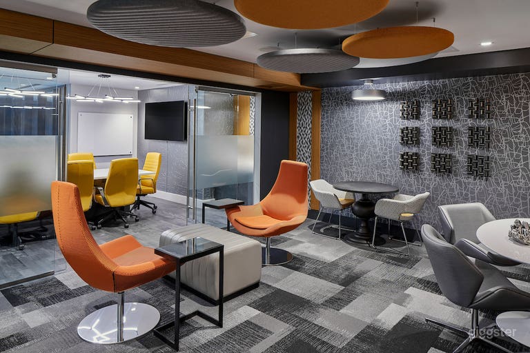  Colorful Conference Room w/ Breakout Space 