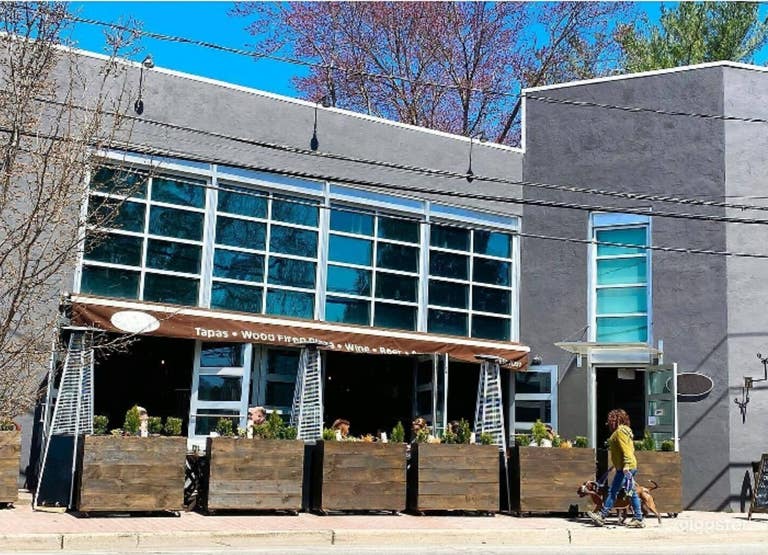  Patio overlooking the Westport Library 