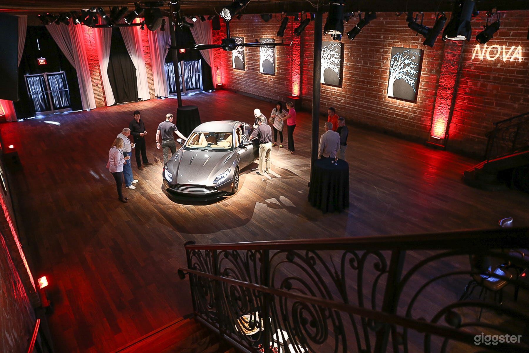 Downstairs, Main Gallery looking from upstairs, NOVA 535, Downtown St. Pete, Florida. 