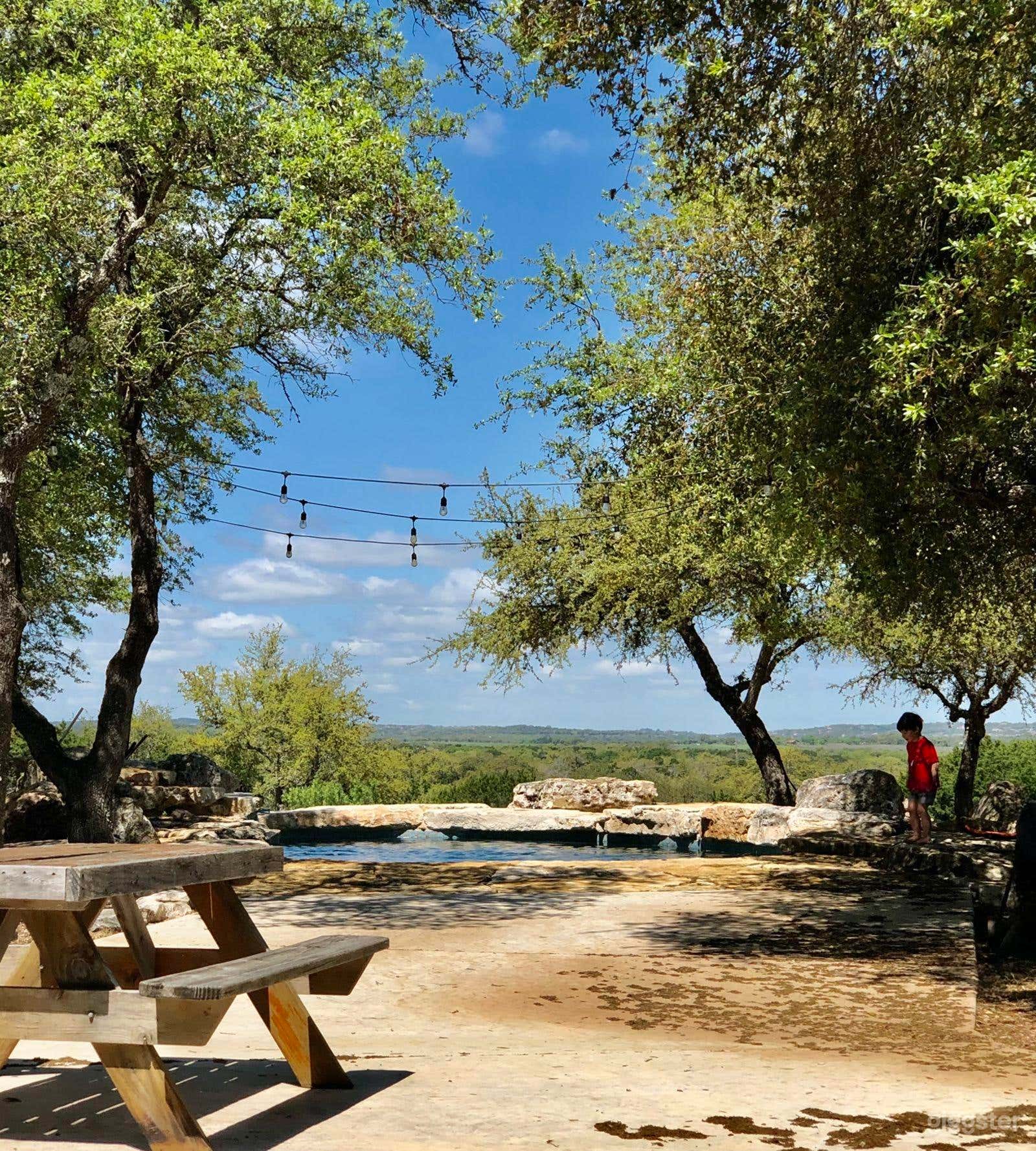 Texas Hill Country Backyard Photo 1