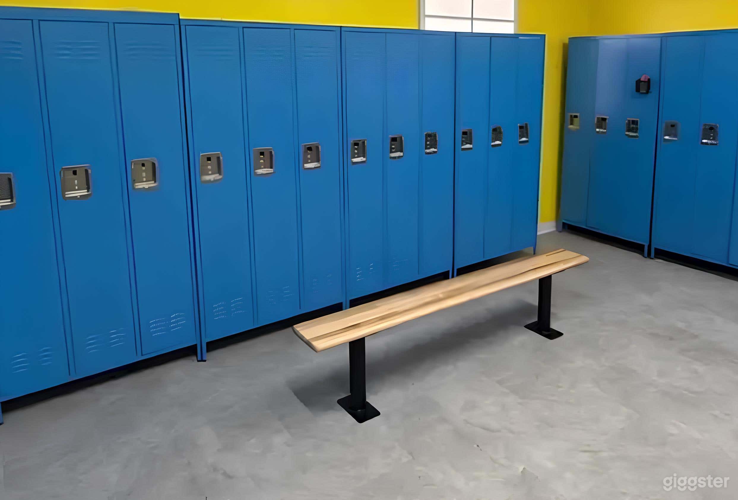 School hallway with lockers Photo 3