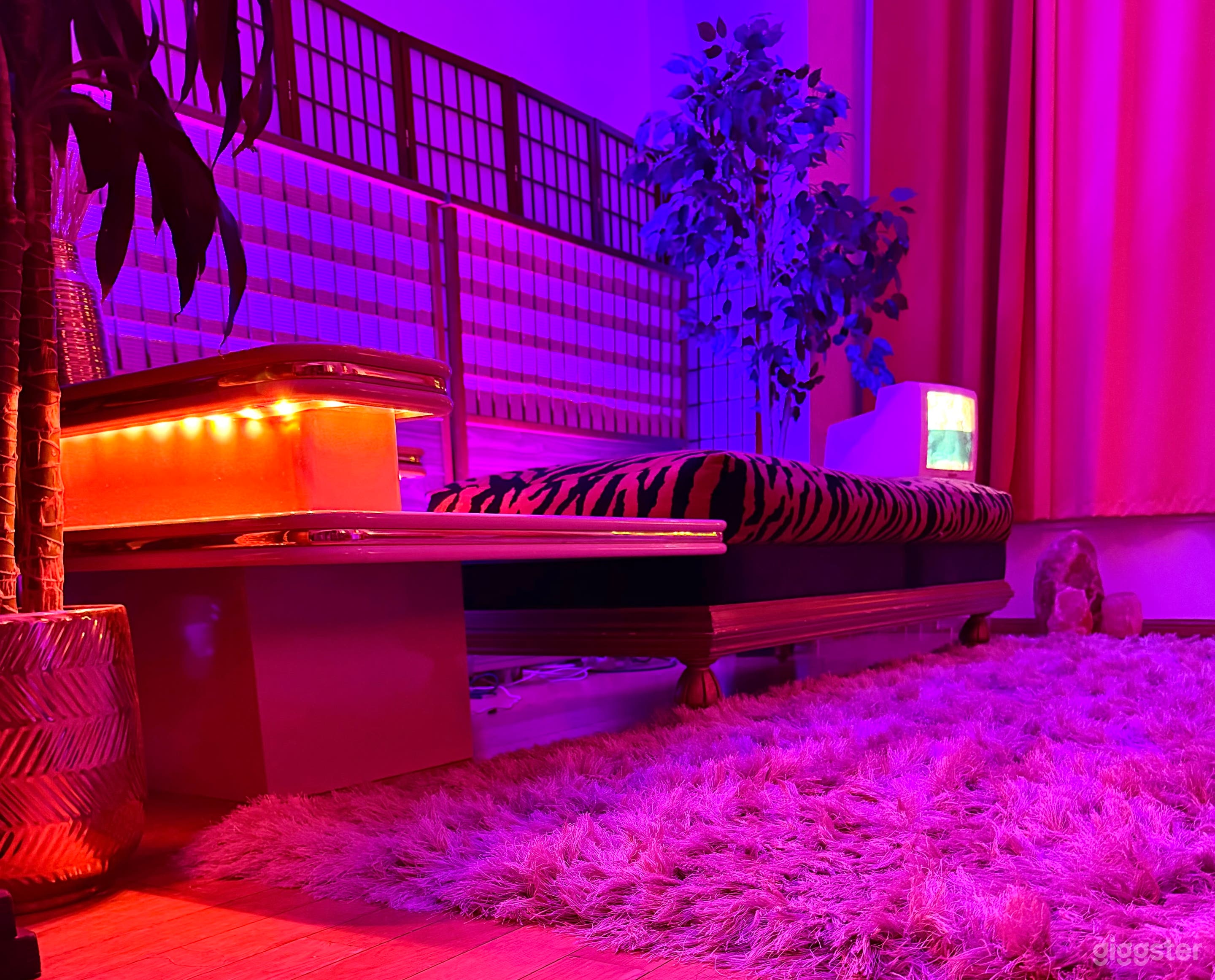 Retro Glamour Loft with Electric Vintage Vignettes Photo 2