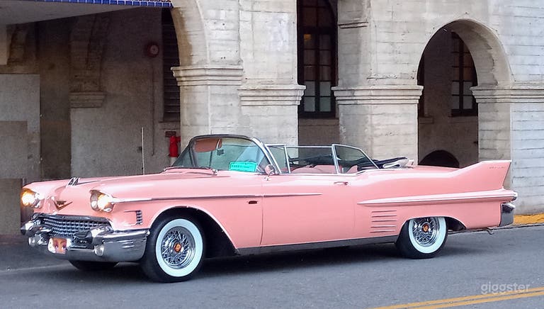  #76,106 Barbie Classic Pink Cadillac Convertible  