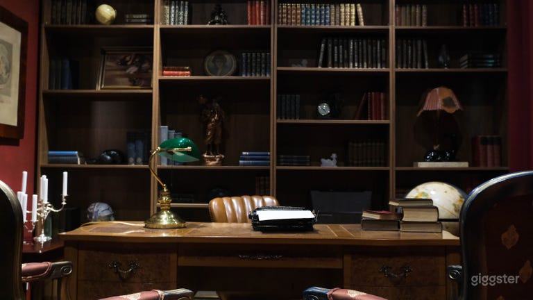  Vintage 1930s Inspired Library Room & Office 