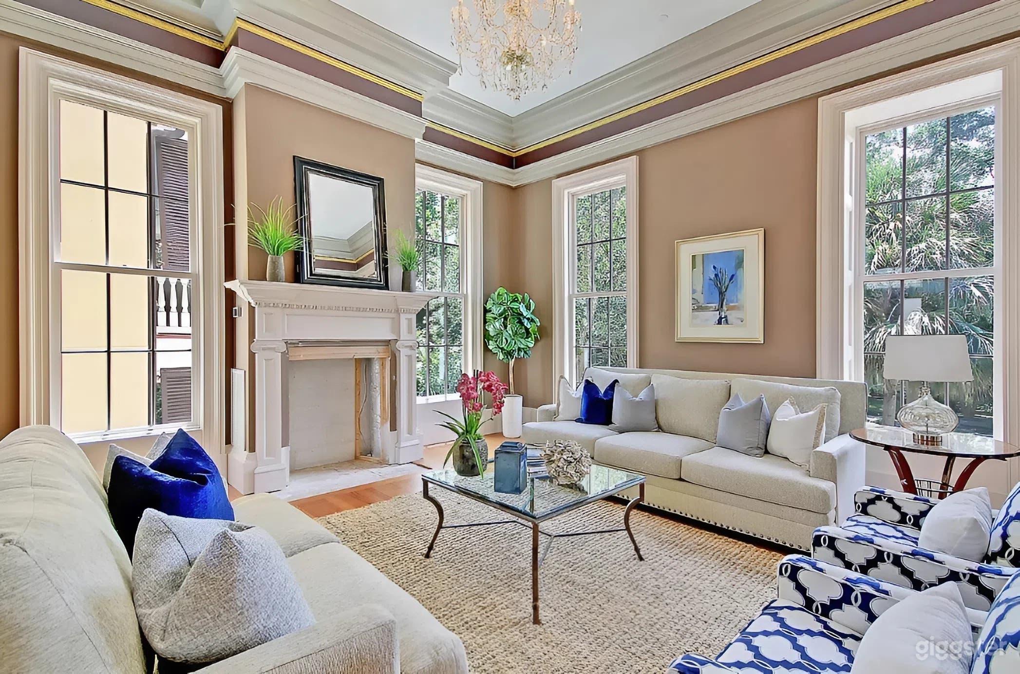 Hollywood Glamour in a European Private Villa, Charleston Photo 4