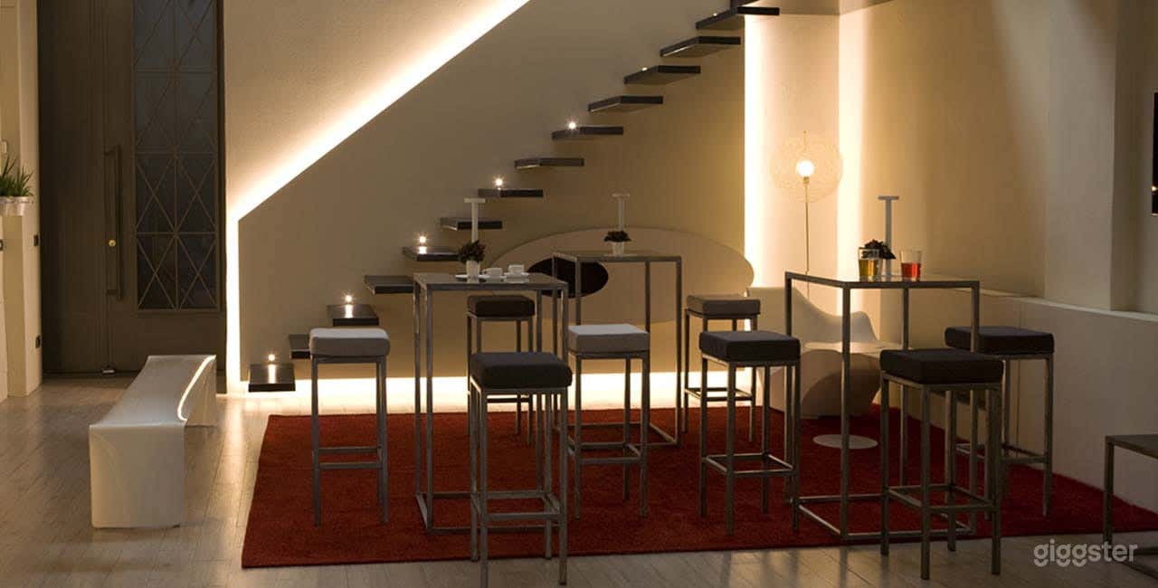 Foto di Loft con complementi d'arredo di design 4