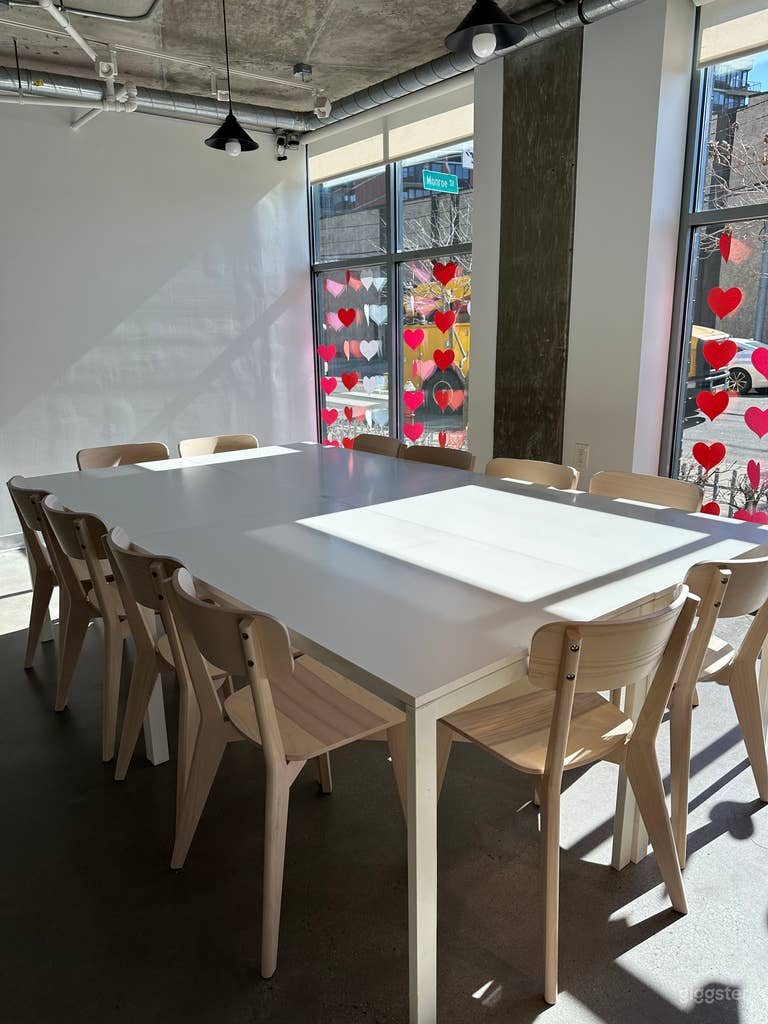  Cozy Bakery with Large Communal Table 