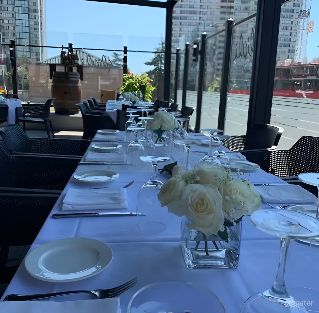 Covered Patio with City Views Photo 4