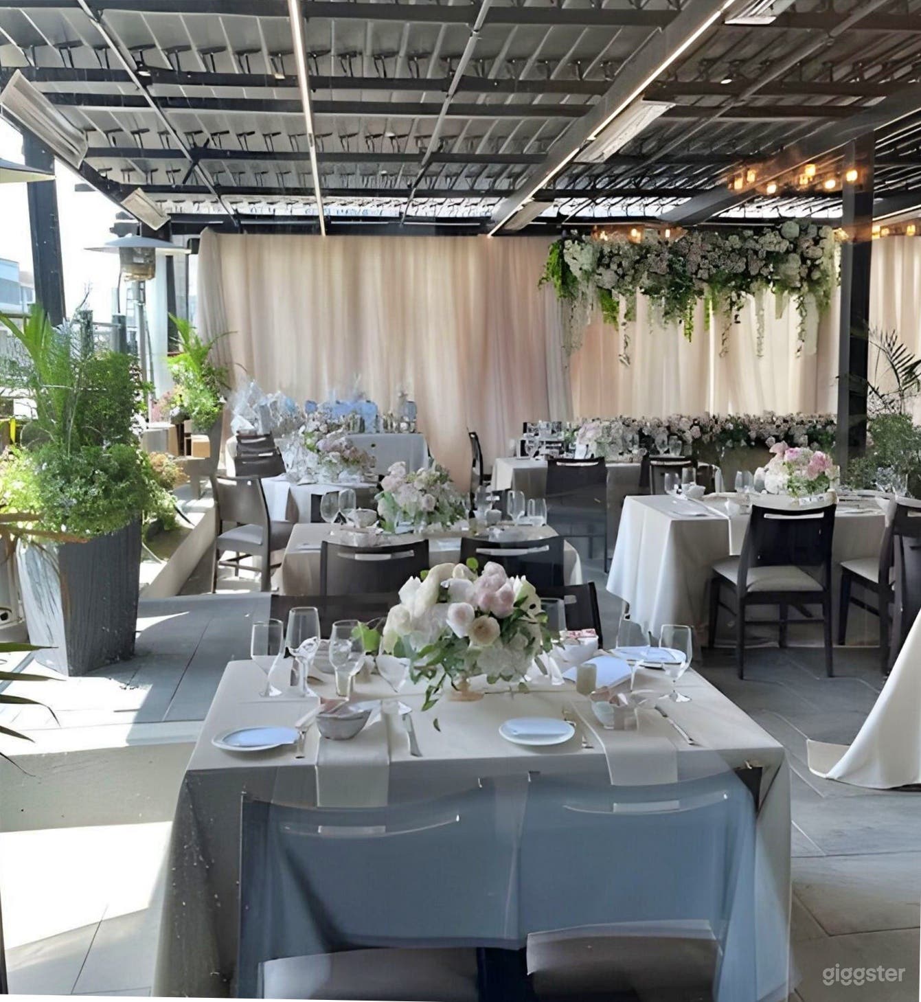 Covered Patio with City Views Photo 1