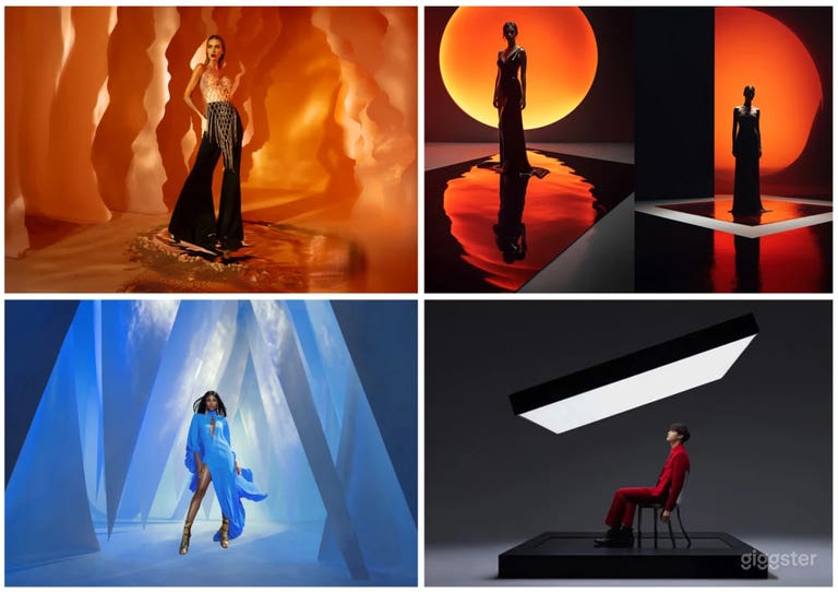  Studio with custom set designs available* 