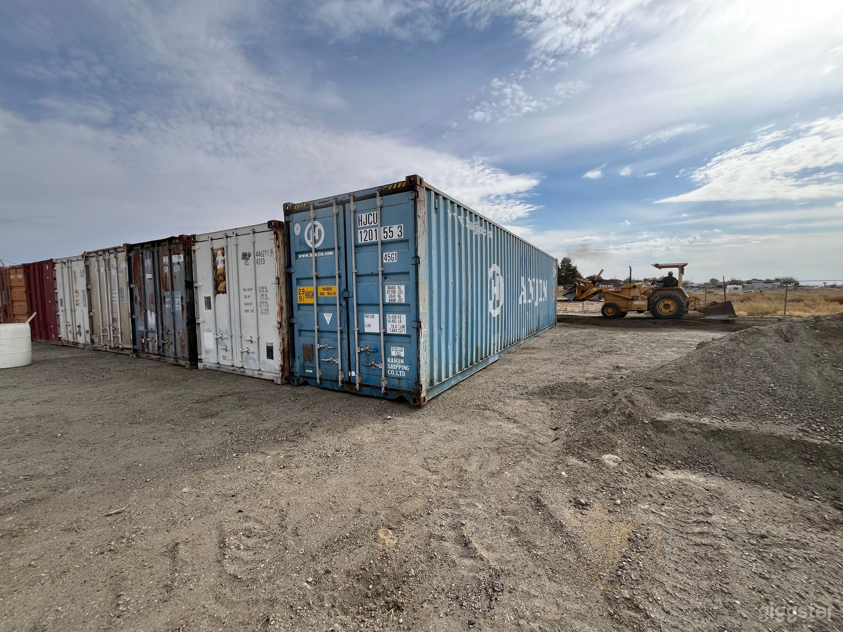 Construction Site | Shipping Container Yard- Film Set Photo 3