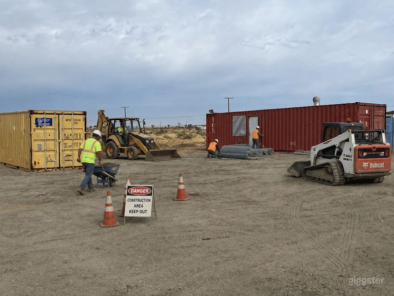  Construction Site | Shipping Container Yard- Film Set 