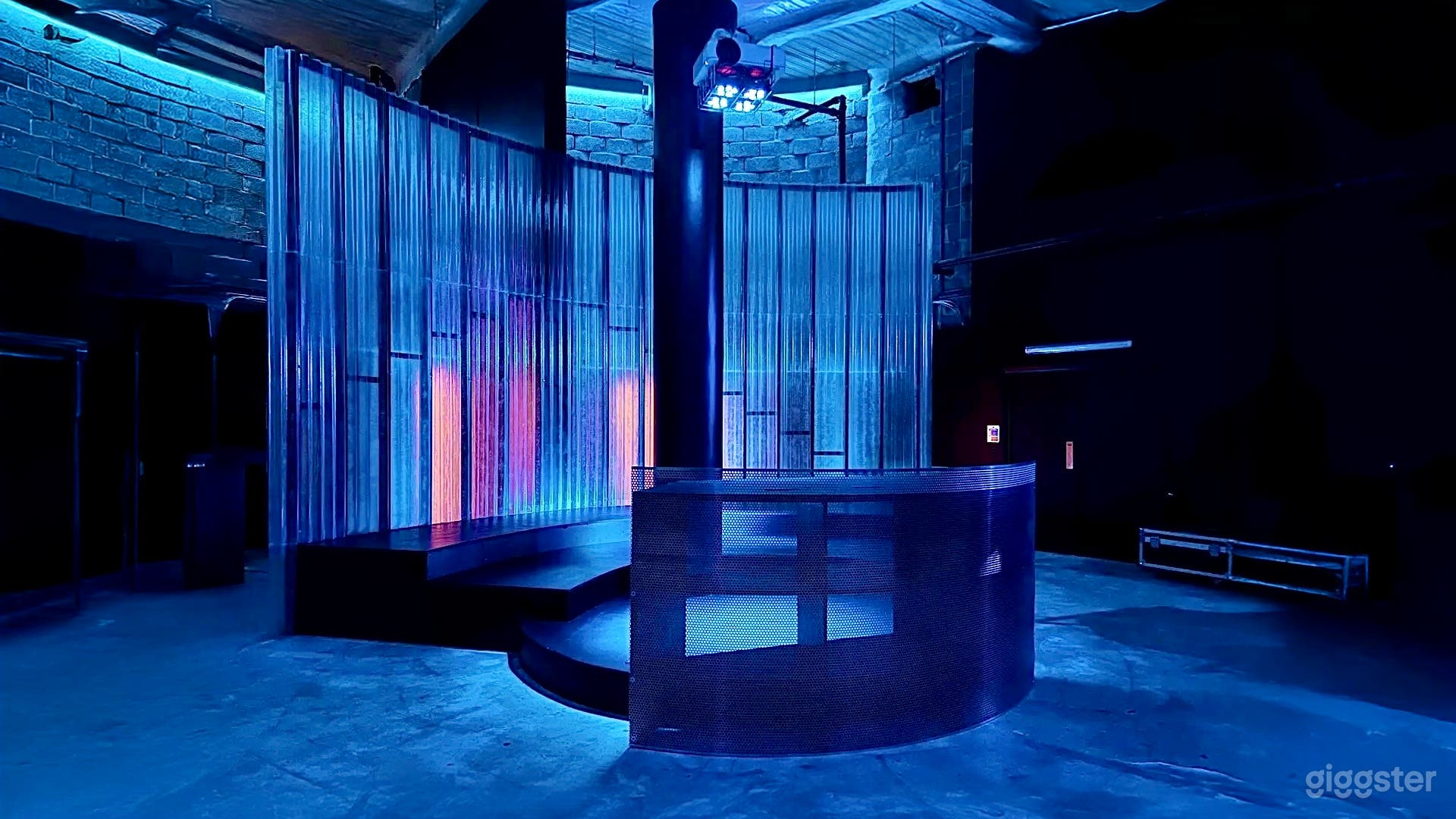 Rare Cylindrical Industrial Studio & Nightclub Photo 2