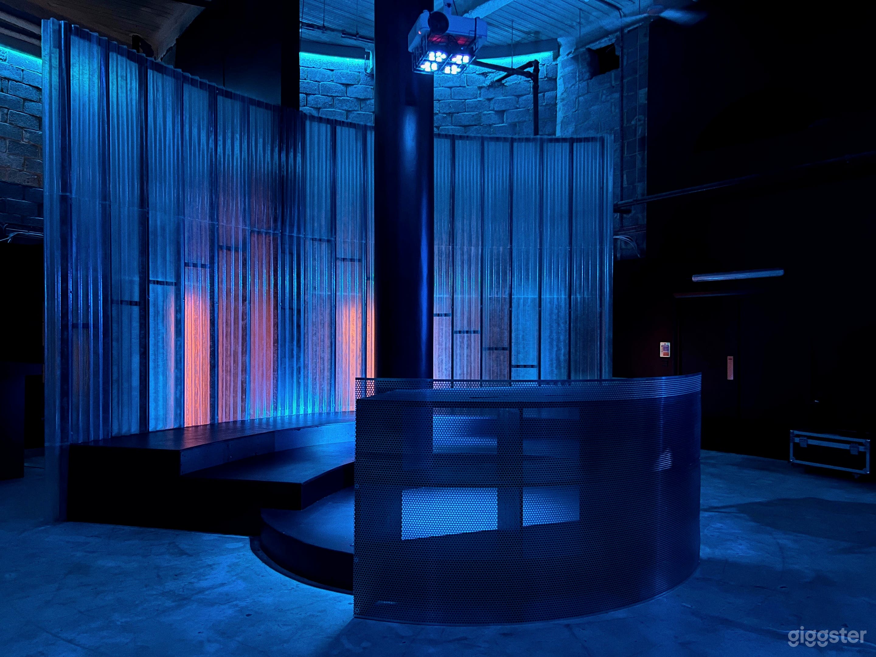 Rare Cylindrical Industrial Studio & Nightclub Photo 2