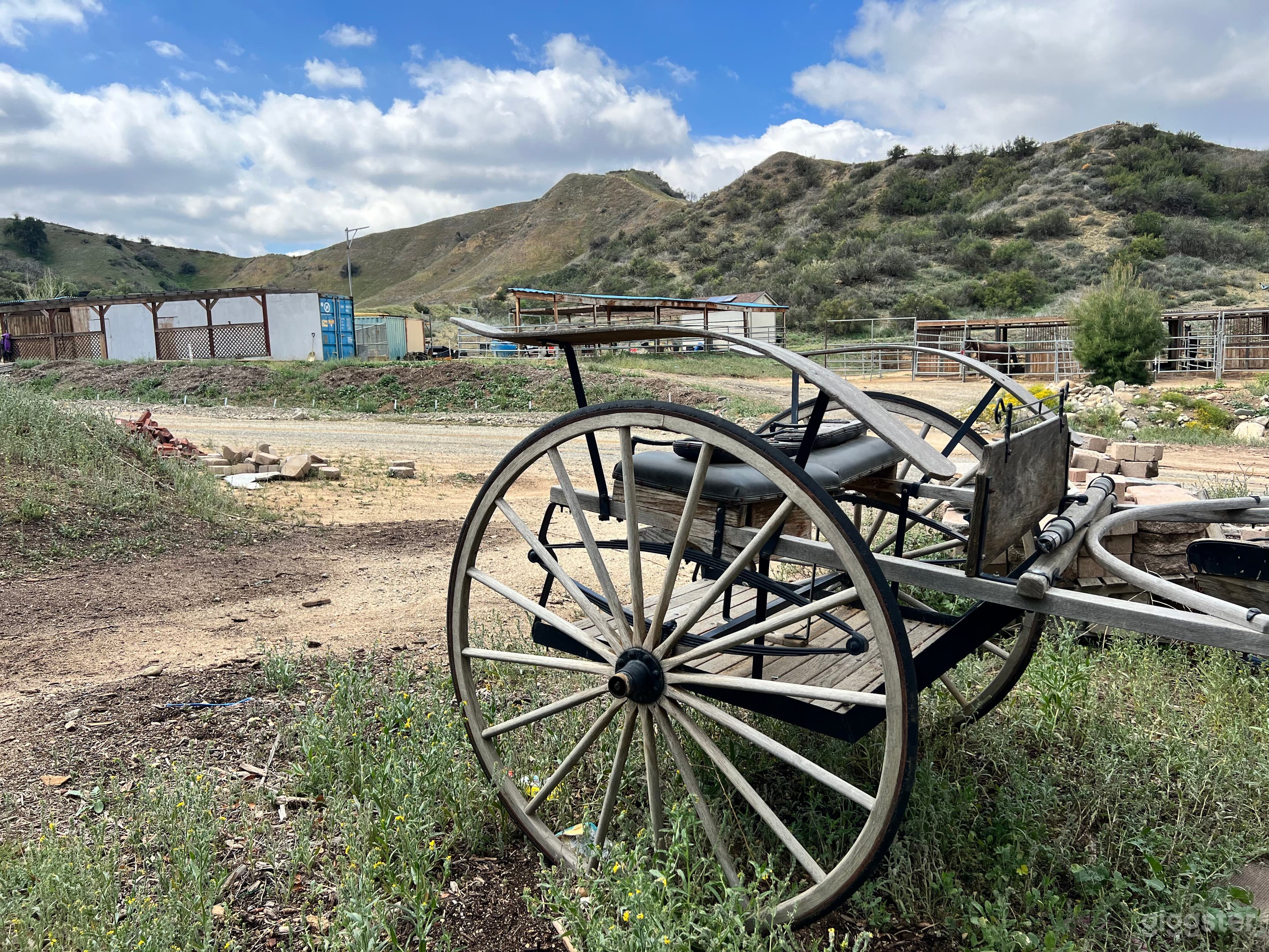 Desolated Horse Ranch with carriages  Photo 3