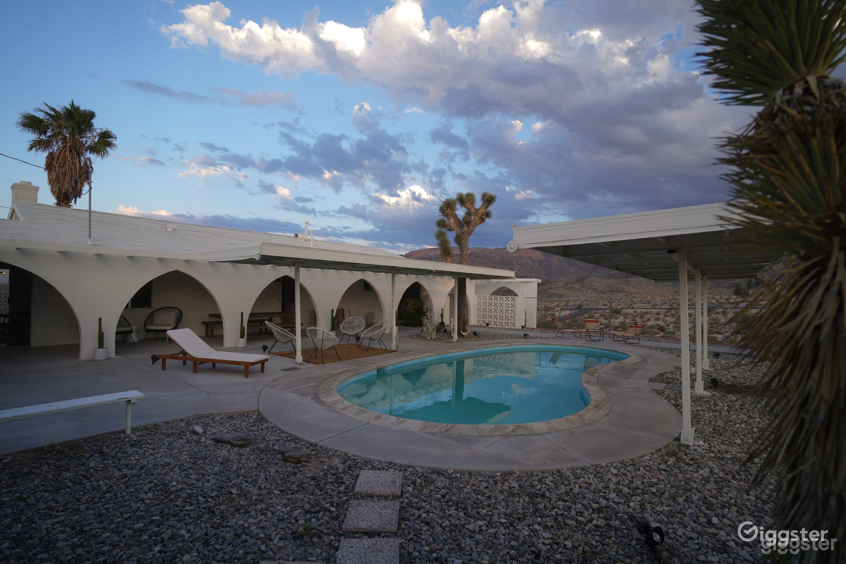 Outdoor Pool with Desert and Mountain View Photo 2