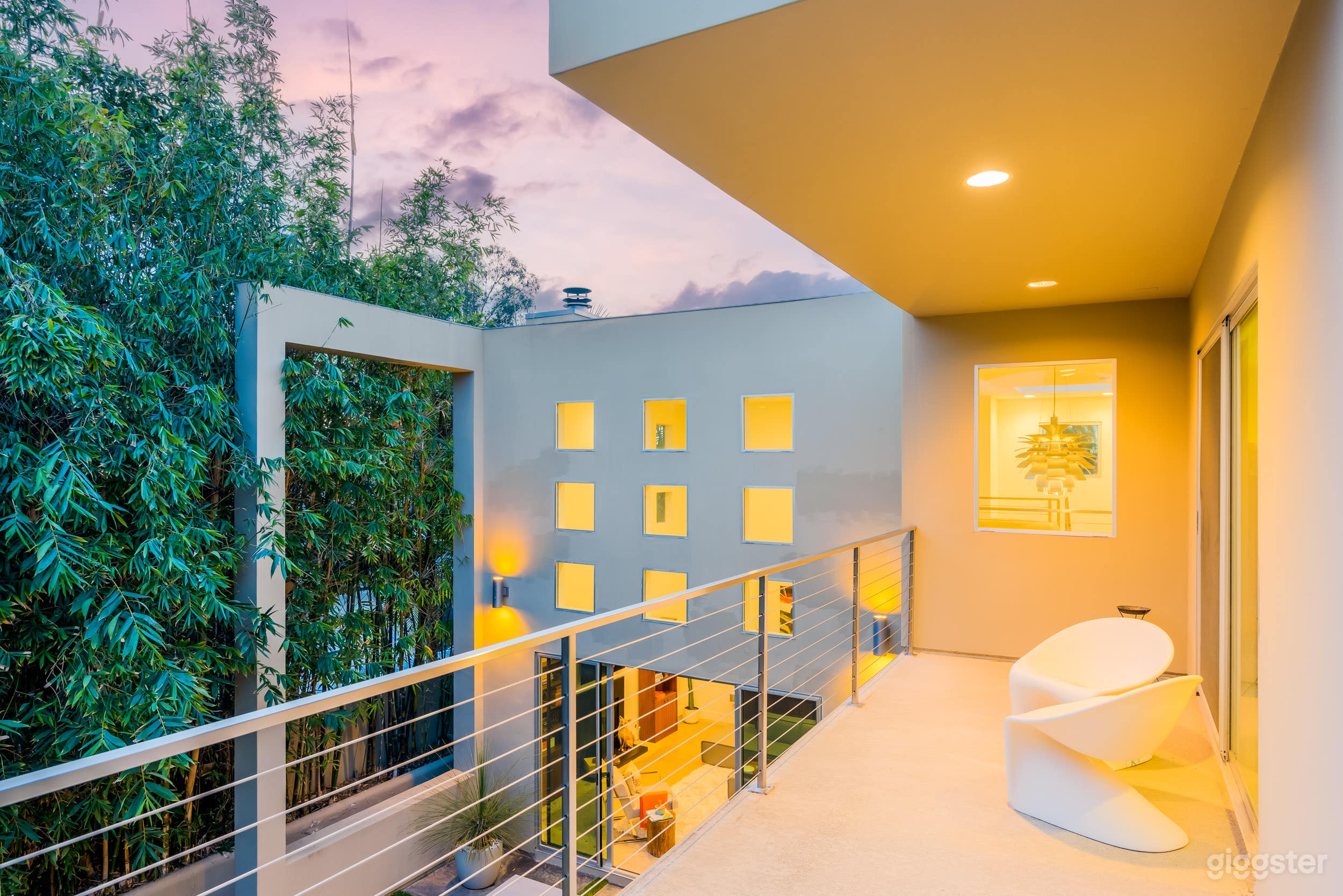 View from Balcony off Primary Room overlooking the courtyard