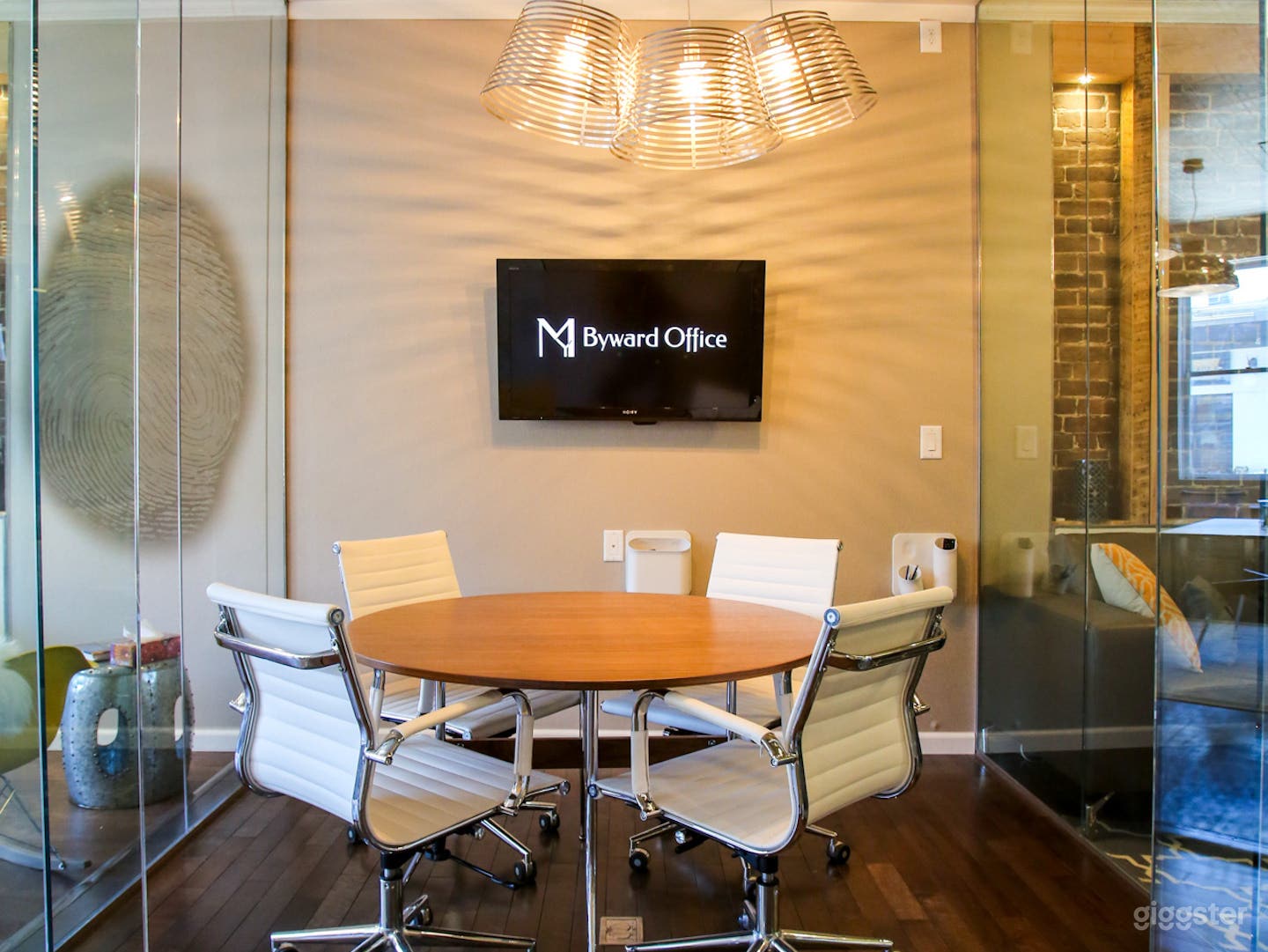 Private Glass Boardroom In Shared Office Photo 1