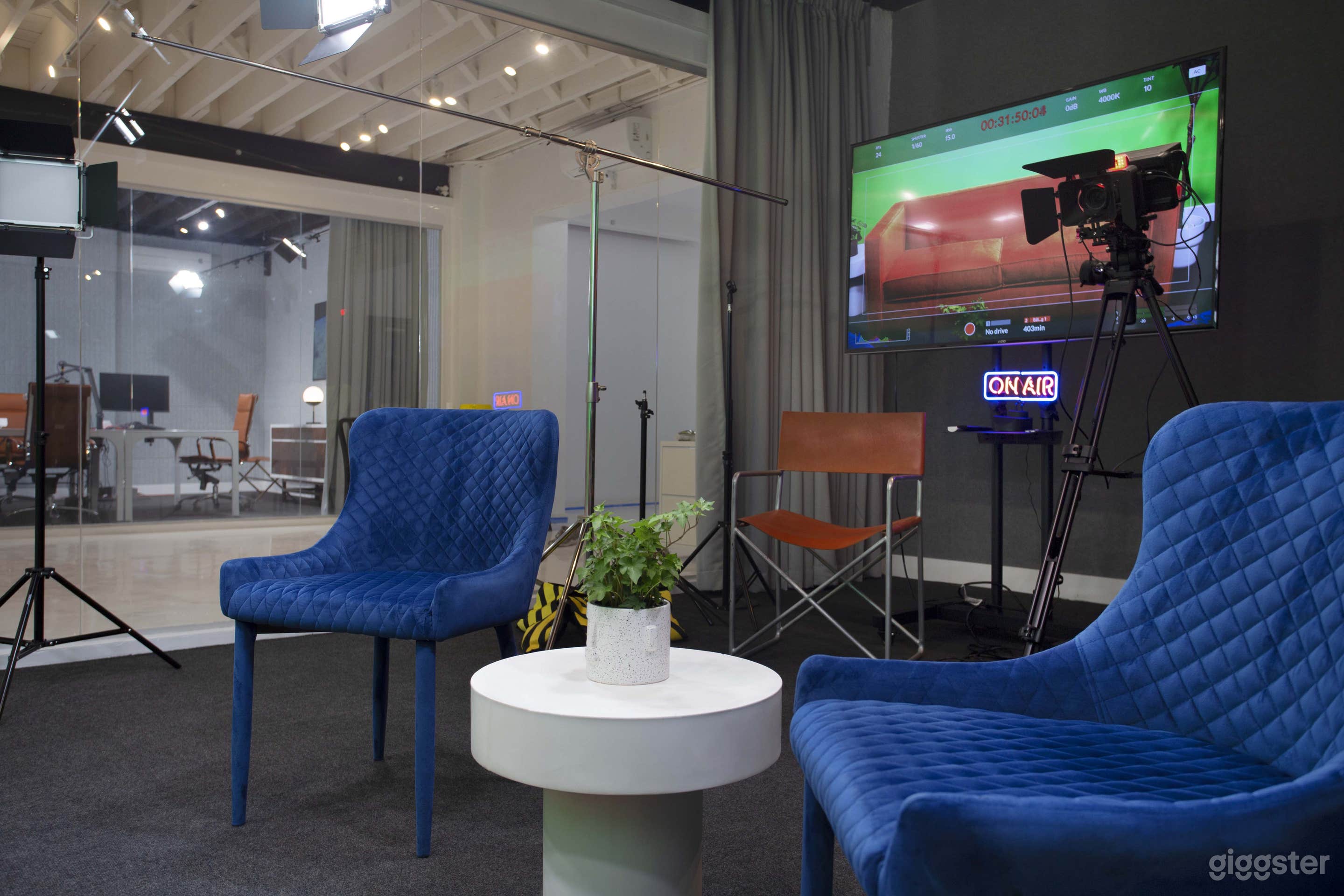 Acoustic Film Studio Green Screen, Lights, 4K Cams Photo 4