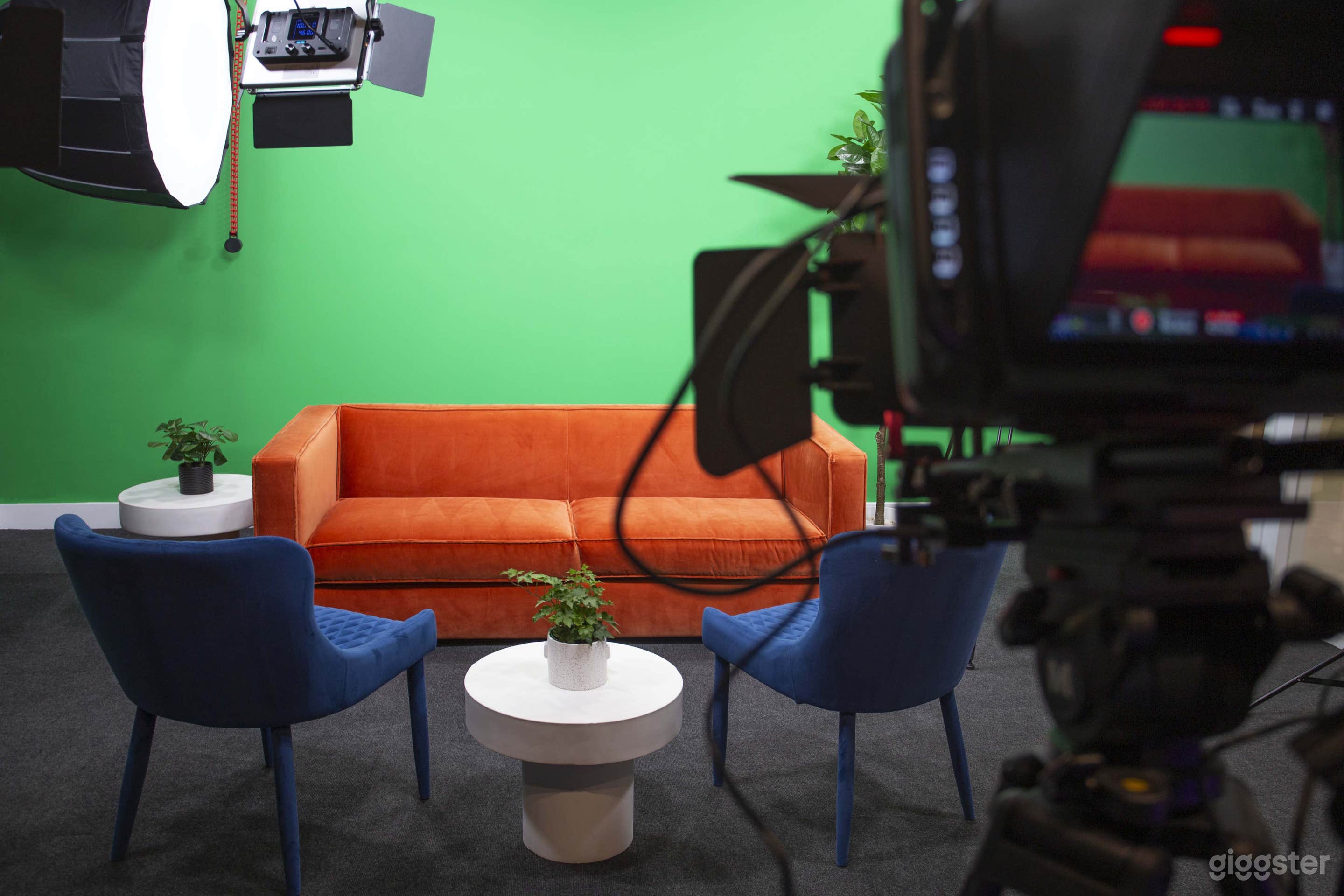 Acoustic Film Studio Green Screen, Lights, 4K Cams Photo 1