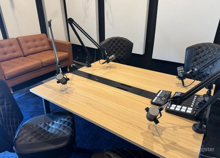  Studio modulaire de podcast vidéo 
