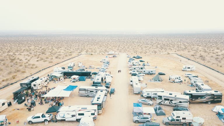  Desierto de Mojave más de 40 acres para eventos. Rancho Renegado 
