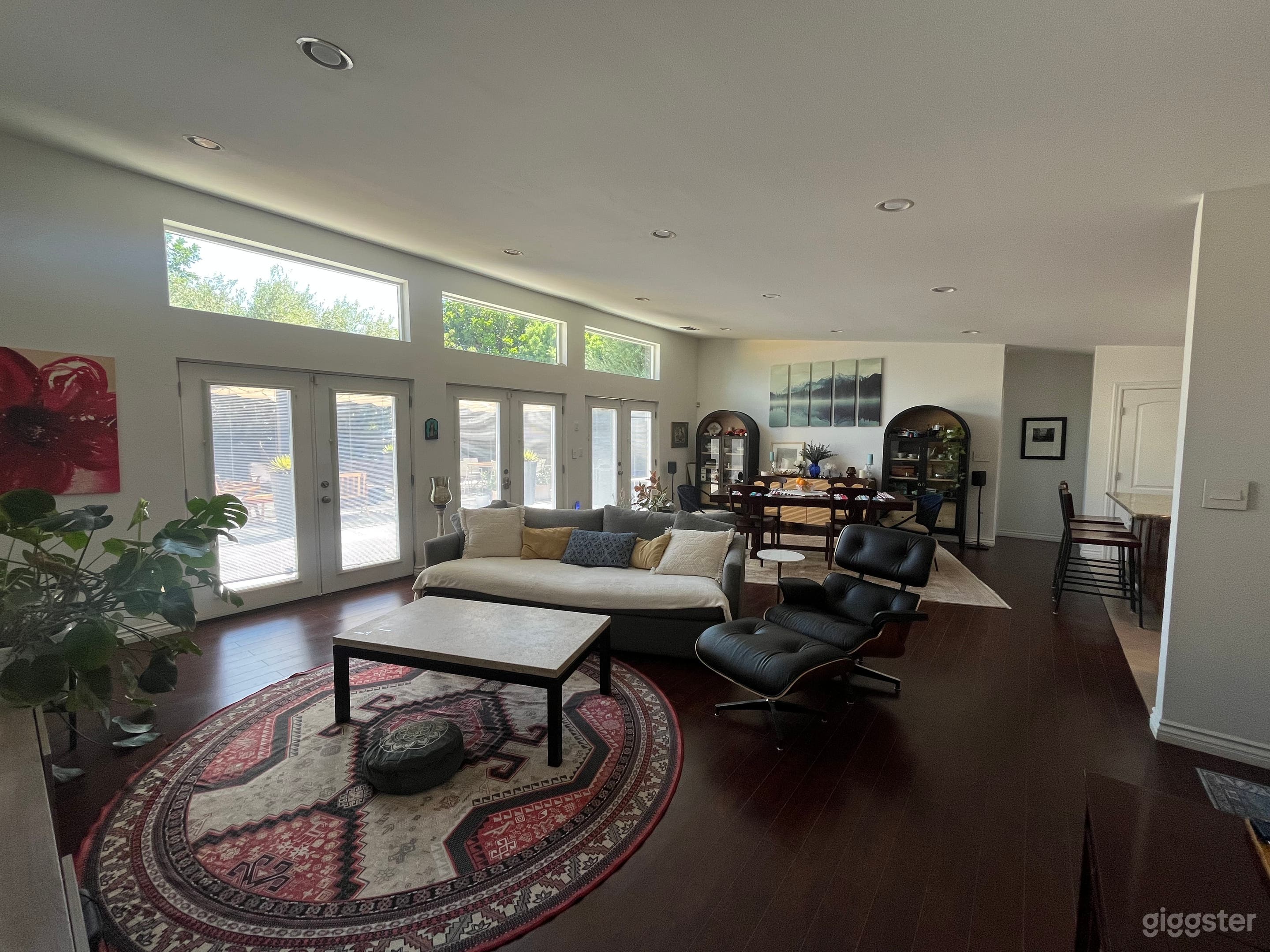 Living/Dining. Primary bedroom down end hall on right