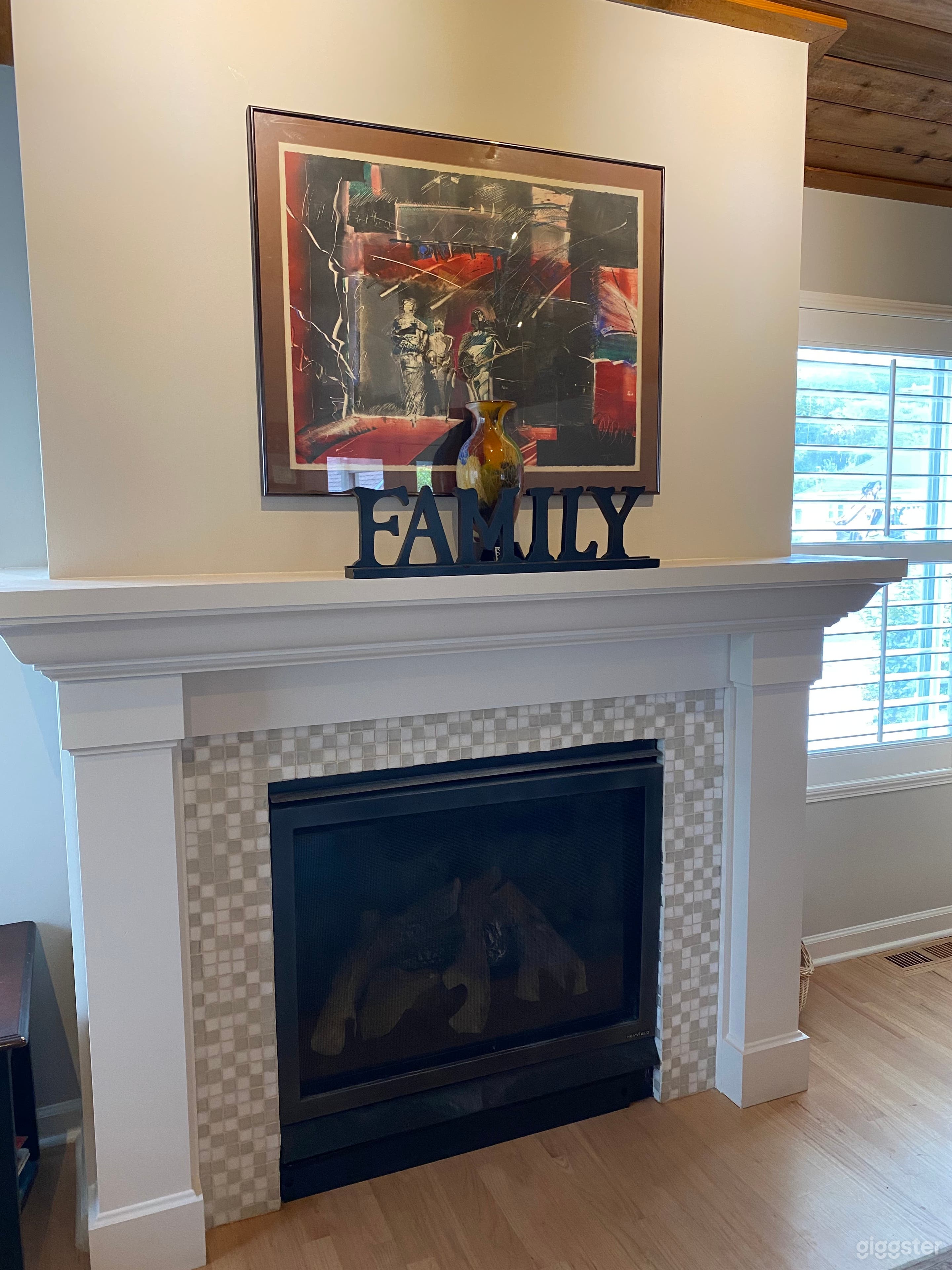 Fireplace in Living Room