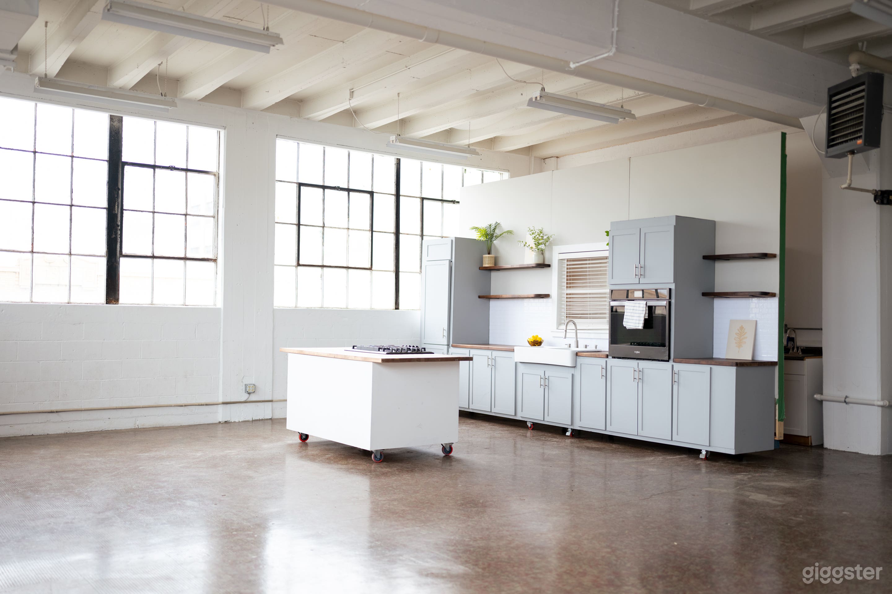 Airy Industrial with Full Prop Kitchen Photo 1