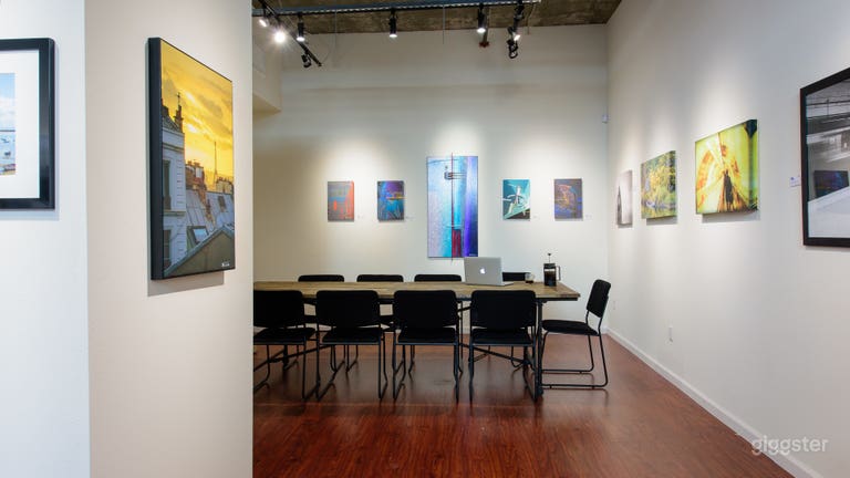  Art Gallery with Open Floor Plan 