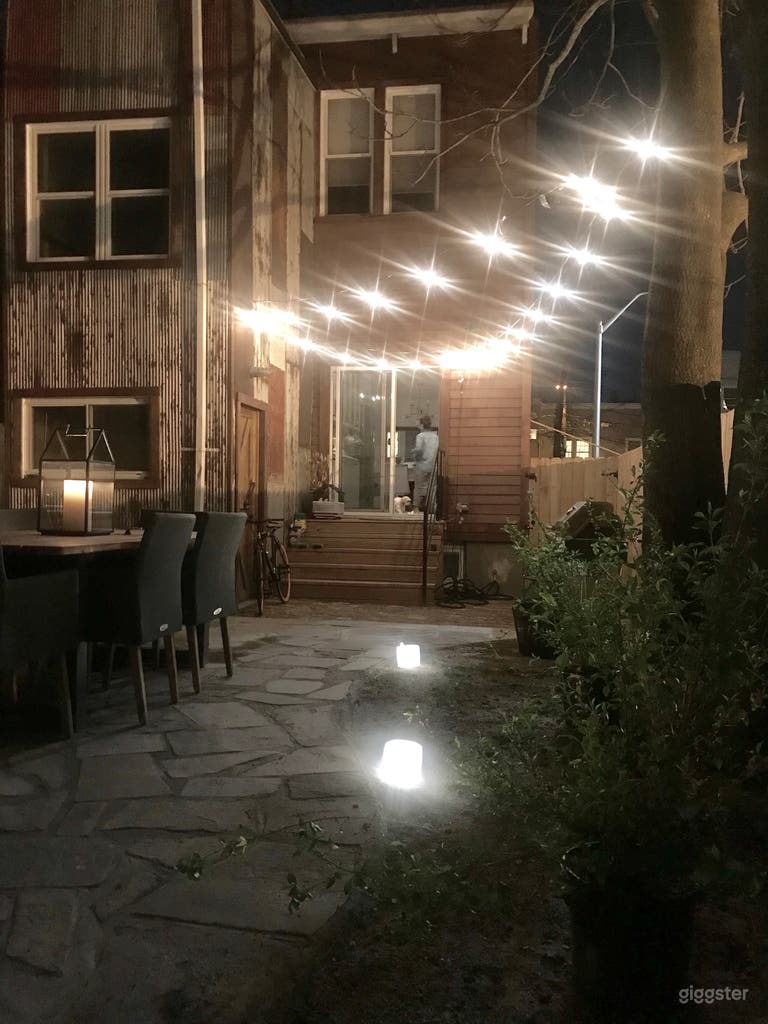  Backyard evening  