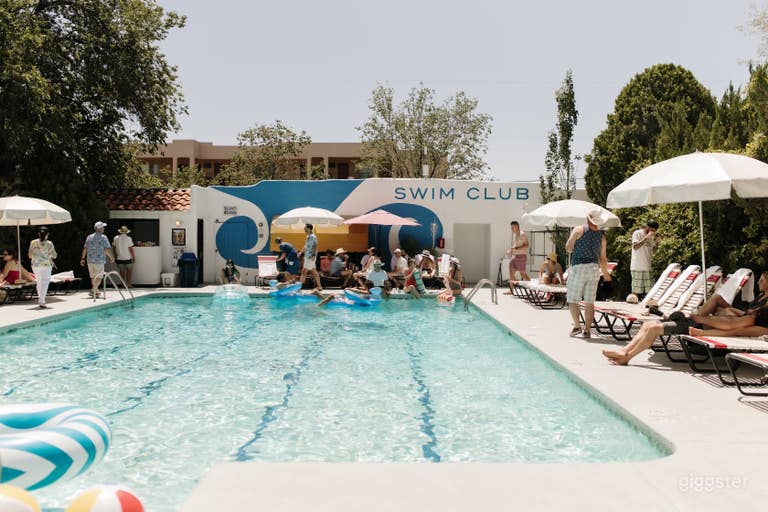  El Rey Court Swim Club: Heated saltwater pool open seasonally  
