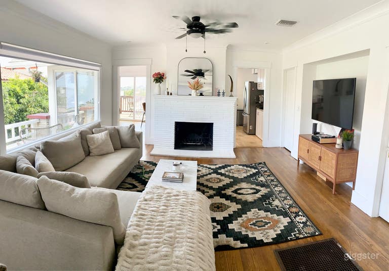  artfully decorated with loads of house plants (not pictured) which gives a zen vibe  