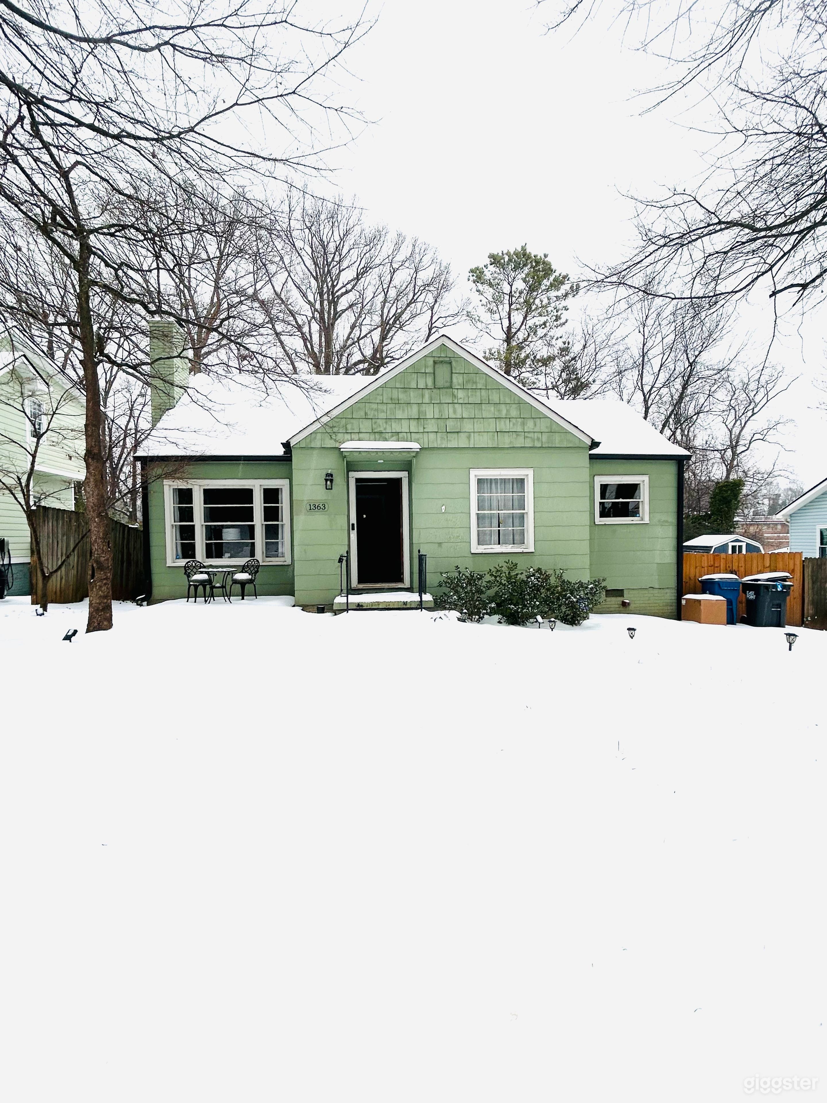 The Green House with nice back yard + bar Photo 2