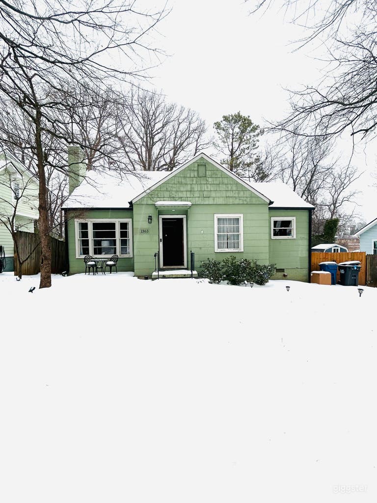  The Green House with nice back yard + bar 
