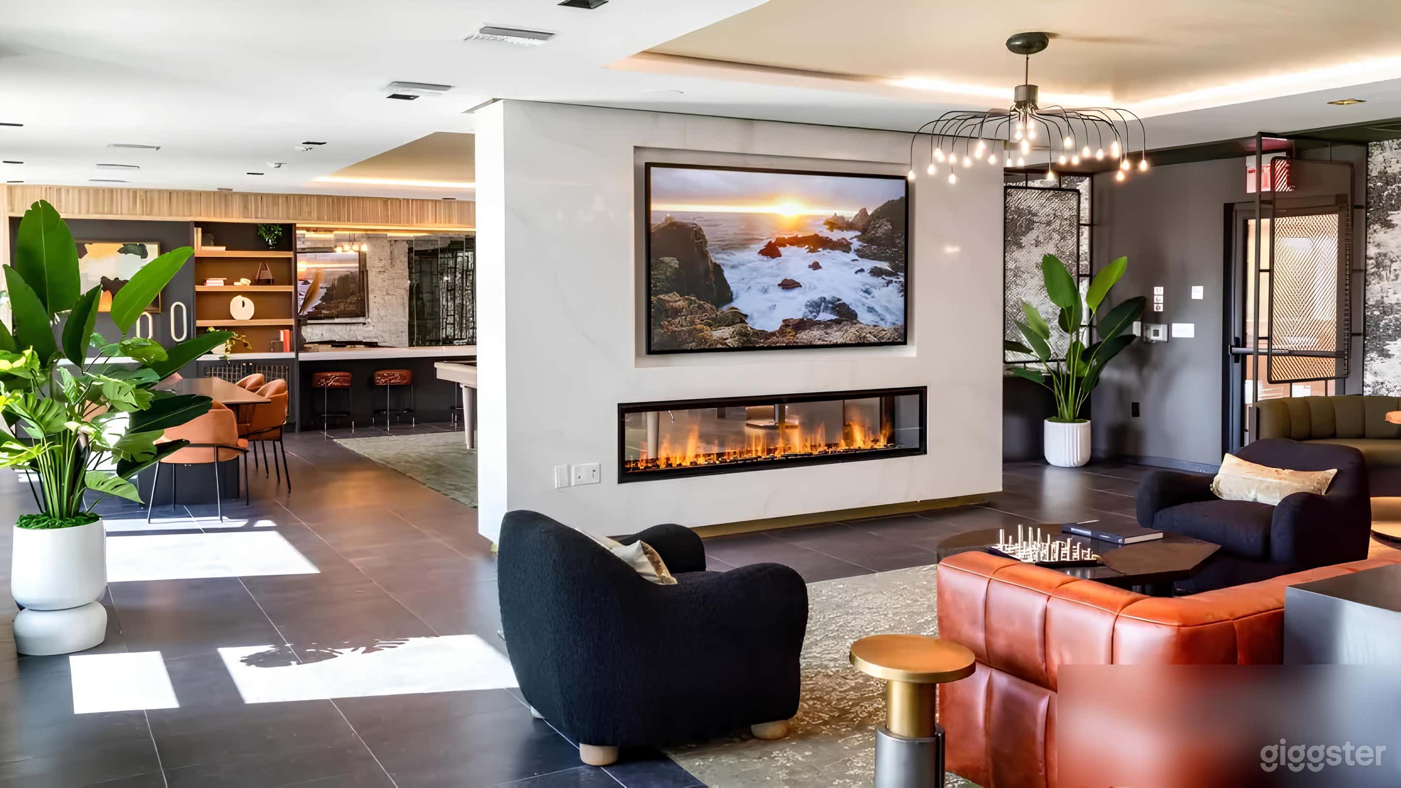 Bright & Modern Event Space with Pool Table and TVs Photo 1