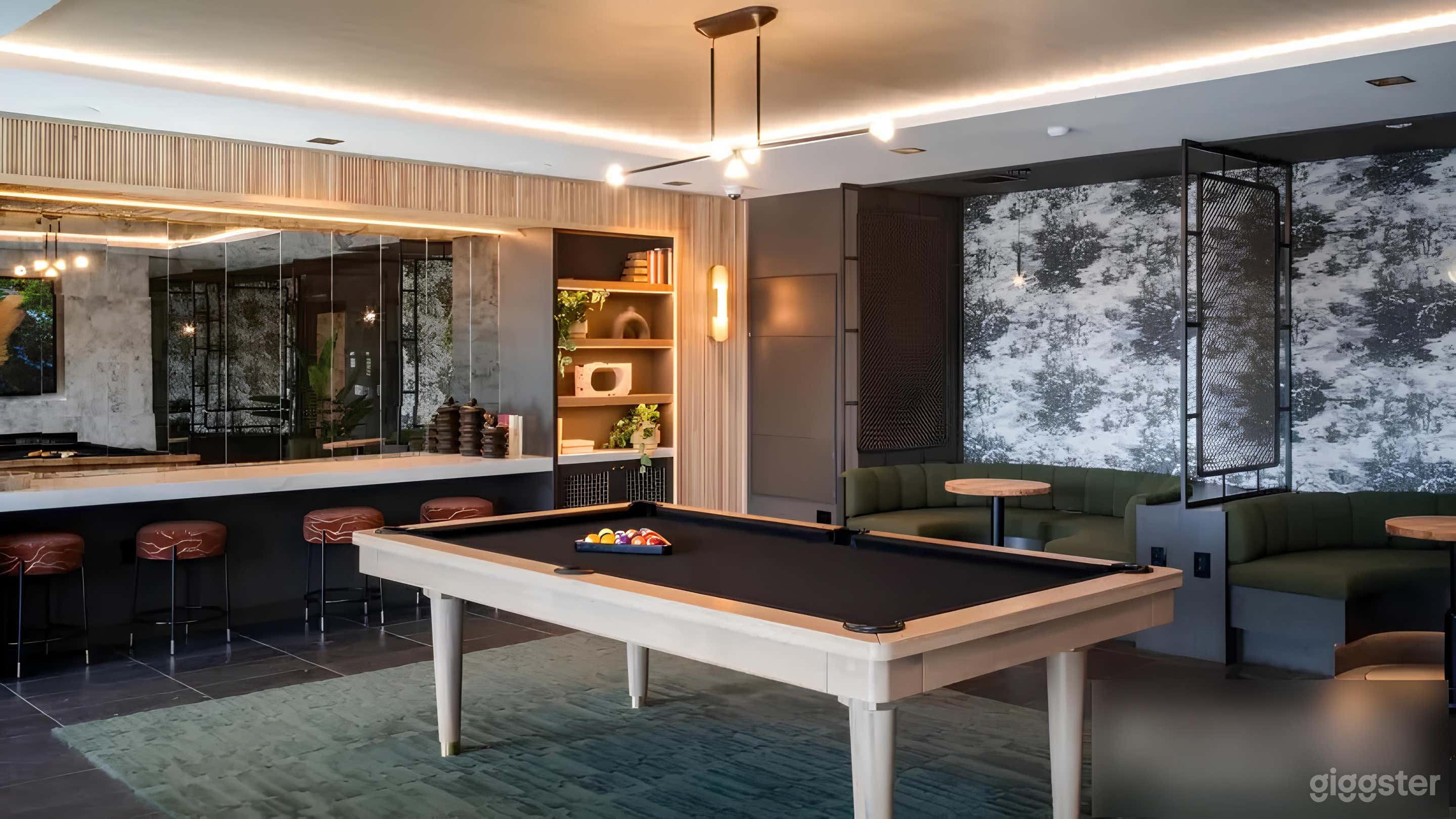 Bright & Modern Event Space with Pool Table and TVs Photo 3
