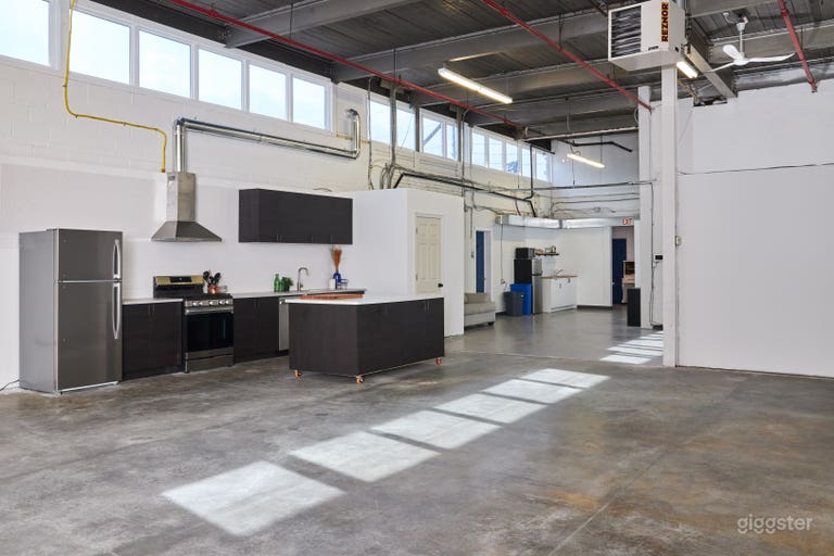  Studio space with camera-ready kitchen 