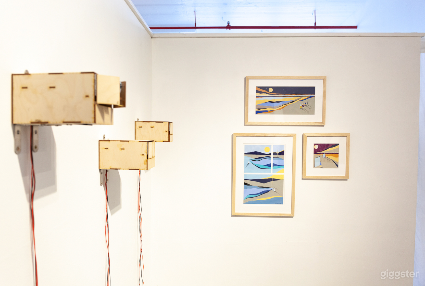 Well-lit and clean walls